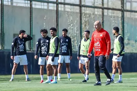 منتخب مصر يخوض مرانا صباحيا قبل مباراة نيجيريا